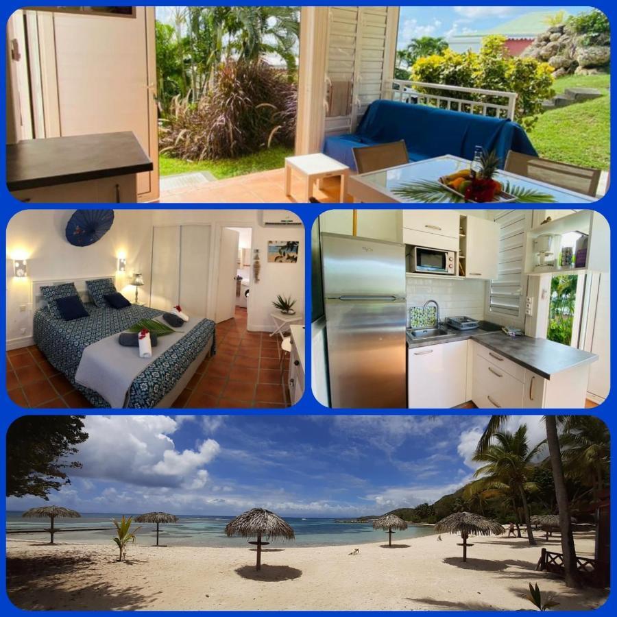 Appartement rez-de-chaussée de villa à 1 minute de la plage Saint-Francois  Exterior foto